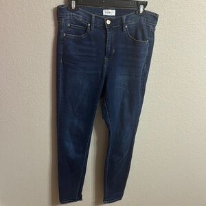 Nicole Miller Blue Skinny Jeans with Stretch